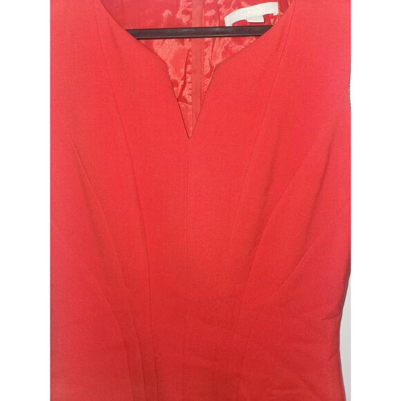 Hugo Boss red elegant sheath dress 4 - Picture 3 of 4